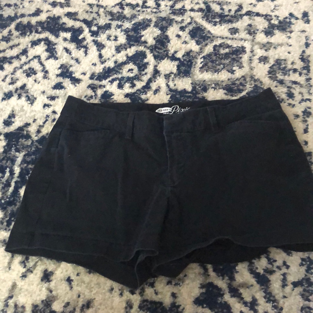 Black Pixie Shorts